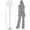 Stojací lampa Hanger 173 cm zlatá/bílá/mramor