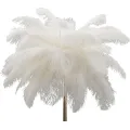 Stojací lampa Palm 160 cm bílá/zlatá