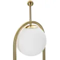 Stojací lampa Glamy 168 cm bílá/zlatá