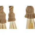 Závěsný lustr Bamboo 120 cm hnědý