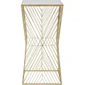 Odkládací stolek Lines 50 cm zlatý