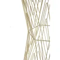 Odkládací stolek Lines 40 cm zlatý