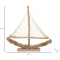 Dřevěná dekorace Boath 45 cm hnědá