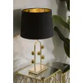 Stolní lampa Bubble 61 cm černo-zlatá