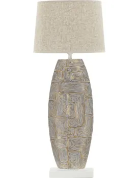 Stolní lampa Eclips Tower 90 cm béžová