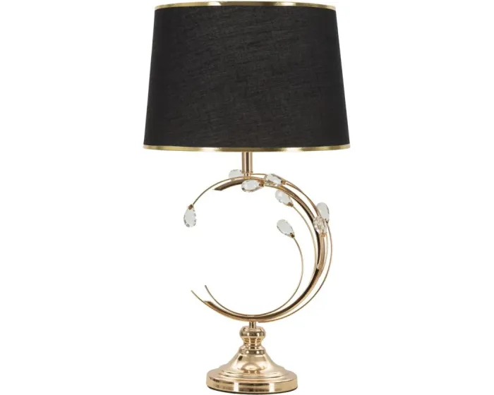 Stolní lampa Bruxelles 65 cm černo-zlatá