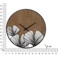 Nástěnné hodiny Super 60 cm hnědé/černé
