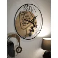 Nástěnné hodiny Elegant A 60 cm hnědé/černé