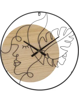 Nástěnné hodiny Elegant B 60 cm hnědé/černé