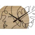 Nástěnné hodiny Elegant B 60 cm hnědé/černé