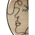Nástěnné hodiny Elegant B 60 cm hnědé/černé