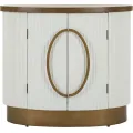 Komoda Tolosa 79 cm bílá/jasan