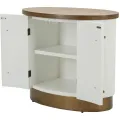 Komoda Tolosa 79 cm bílá/jasan