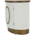 Komoda Tolosa 79 cm bílá/jasan