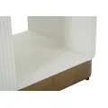 Noční stolek Tolosa 48 cm bílý/jasan