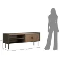 TV stolek Toronto 150 cm z masivu jedle