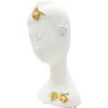 Dekorace na stůl Buddha A 21 cm bílá/zlatá