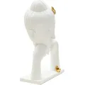 Dekorace na stůl Buddha B 21 cm bílá/zlatá