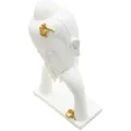 Dekorace na stůl Buddha B 21 cm bílá/zlatá