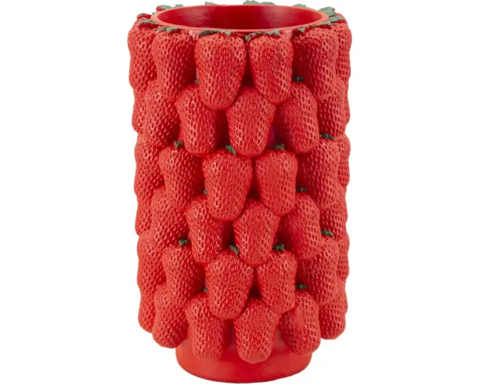 Váza Strawberry 32 cm červená