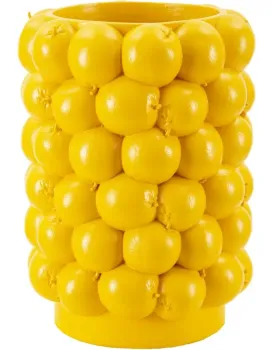 Váza Lemons 28 cm žlutá
