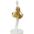 Stolní lampa Dancer 90,5 cm bílo-zlatá