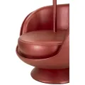 Stolní lampa Midcentury 46 cm červená