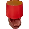 Stolní lampa Midcentury 46 cm červená