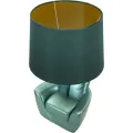 Stolní lampa Midcentury 46 cm tyrkysová