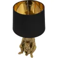 Stolní lampa Dog 43,8 cm černo-zlatá