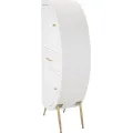 Úložná skříňka Venus 60 cm bílá/zlatá