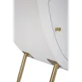 Noční stolek Venus 60 cm bílý/zlatý