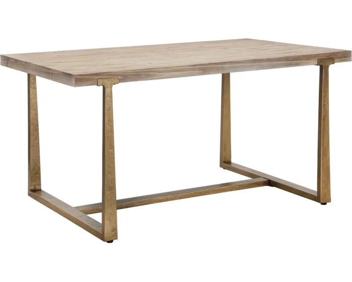 Jídelní stůl Ankara 150 cm hnědý/zlatý