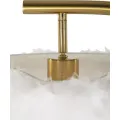 Stojací lampa Semi Arc 170 cm bílá/zlatá