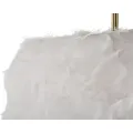 Stojací lampa Semi Arc 170 cm bílá/zlatá