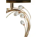 Stojací lampa Bruxelles 160 cm černá/zlatá