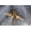 Stolní lampa Palm 55 cm šedá
