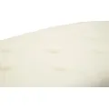 Lavice Sharon 120 cm s úložným prostorem ekokůže bílá/zlatá