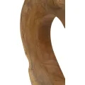 Dřevěná dekorace Hasi 38 cm hnědá