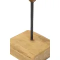 Dřevěná dekorace Dobu 45 cm hnědá