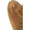 Dřevěná dekorace Dobu 37 cm hnědá