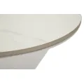 Odkládací stolek White 44 cm mramor/bílý