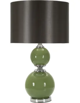 Stolní lampa Eva Two 65 cm černo-zelená