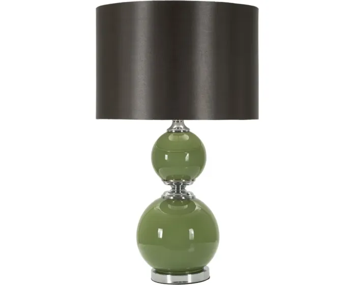 Stolní lampa Eva Two 65 cm černo-zelená