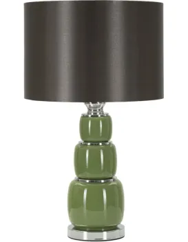 Stolní lampa Eva Three 55 cm černo-zelená