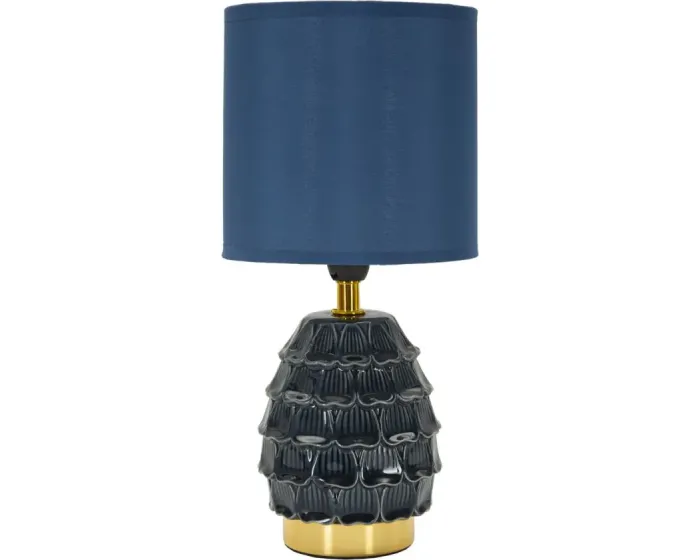 Stolní lampa Pigny 30,5 cm modrá