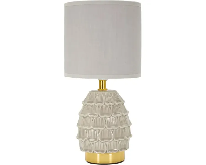 Stolní lampa Pigny 30,5 cm šedá