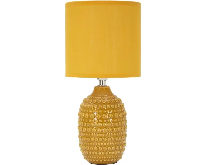 Stolní lampa Points 30,5 cm hořčicová