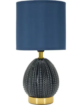 Stolní lampa Flavi 30,5 cm modrá