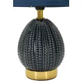 Stolní lampa Flavi 30,5 cm modrá